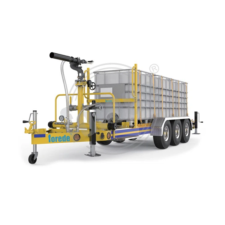 Mobile Foam Trailer Mounted Monitor For Firefighting