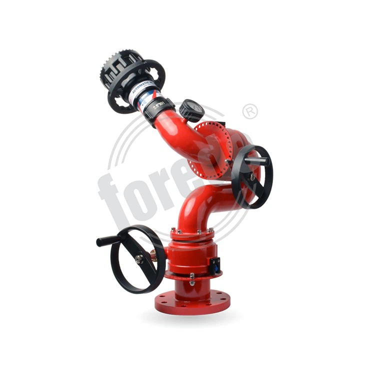 Manual Fire Water Monitor With Handwheel