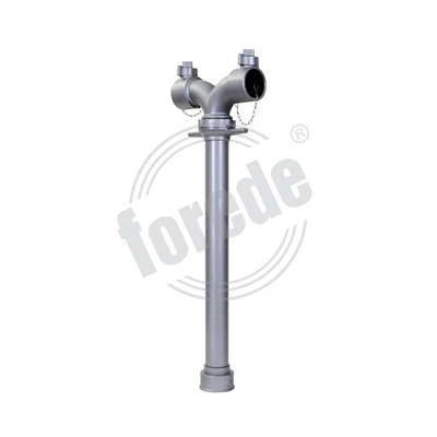 Tubo vertical de doble cabezal